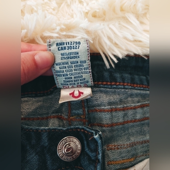 Ladies True Religion Denim / Jean Capris sz 27 (sz 4) - Picture 6 of 9